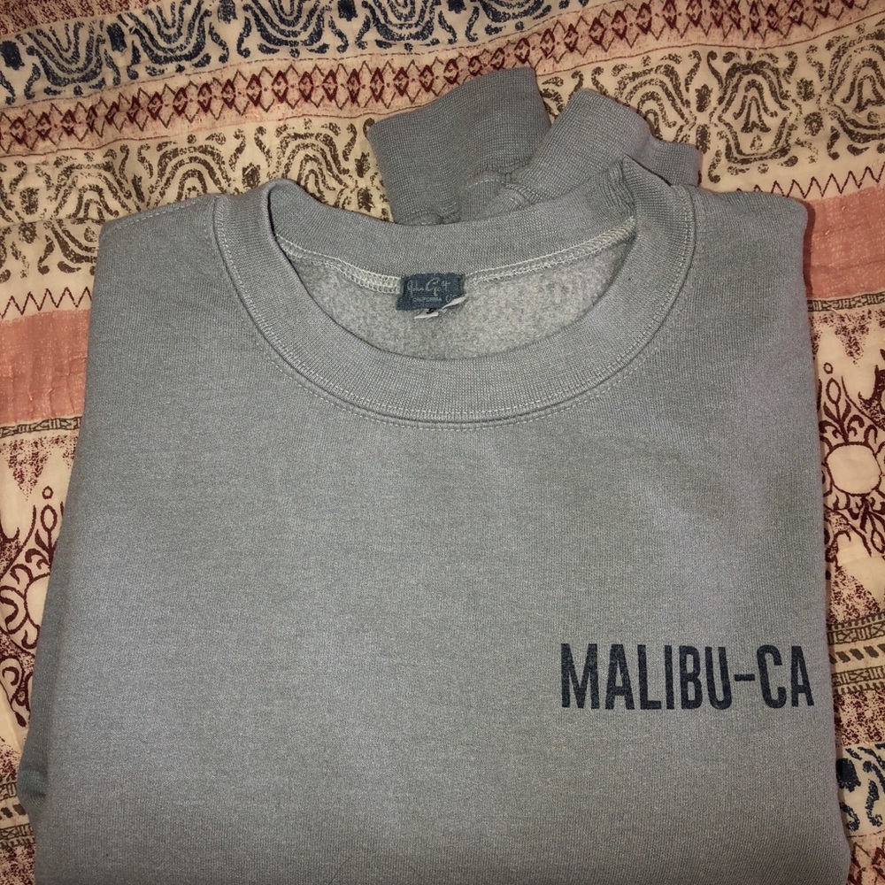 NWOT MALIBU CA BRANDY SWEATSHIRT